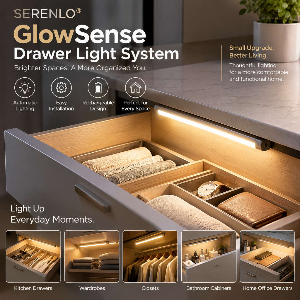 SERENLO™ GlowSense Drawer Light System