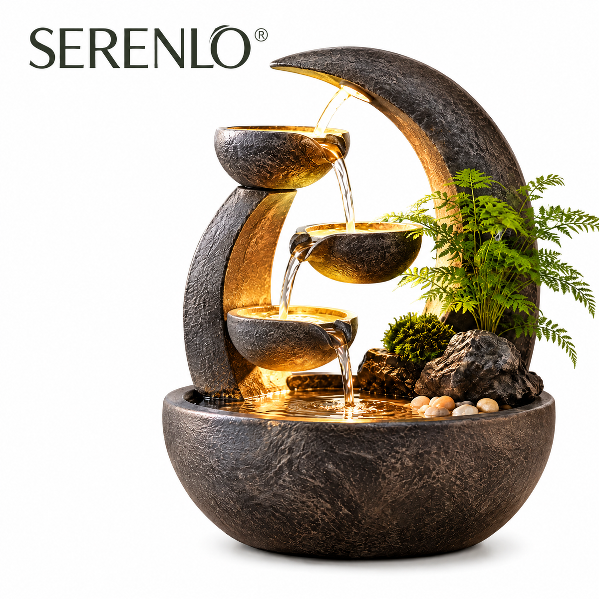 SERENLO™ TranquilFlow Indoor Water Feature