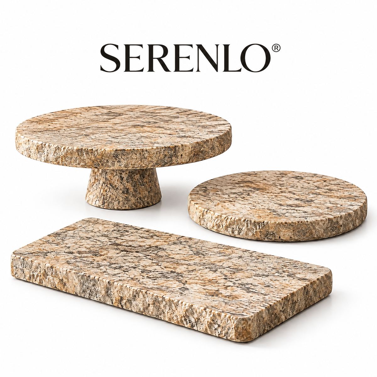 SERENLO™ Artisan Serving Stone Set