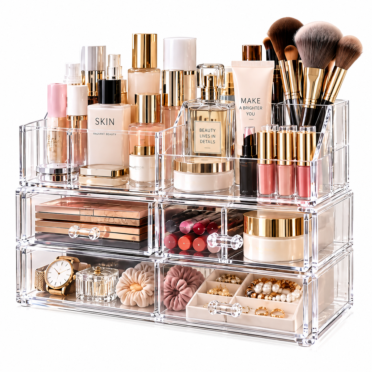 SERENLO™ ClearView Vanity Organizer System