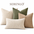 SERENLO™ Textured Harmony Pillow Cover Set