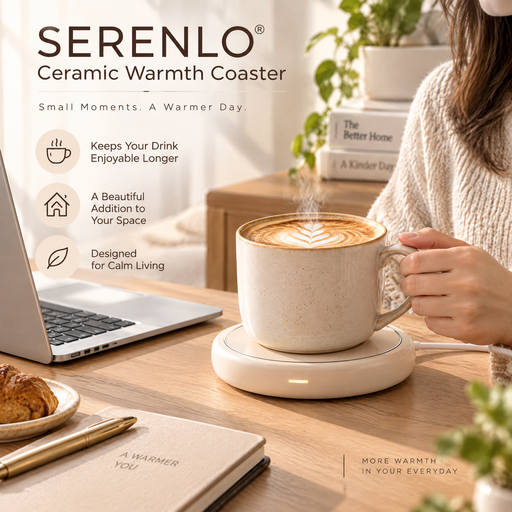 SERENLO™ Ceramic Warmth Coaster